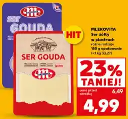 Kaufland Ser gouda plastry Mlekovita oferta