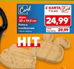 Kaufland Patera bambusowa 23 x 19.5 cm oferta