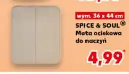 Kaufland Mata do naczyń 44 x 36 cm Spice&Soul oferta