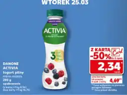 Kaufland Jogurt owoce leśne Danone Activia oferta