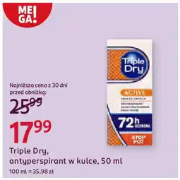 Rossmann Triple Dry, antyperspirant w kulce oferta