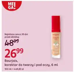 Rossmann Bourjois, korektor do twarzy i pod oczy oferta