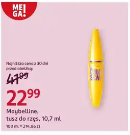 Rossmann Maybelline, tusz do rzęs oferta