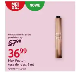 Rossmann Max Factor, tusz do rzęs oferta