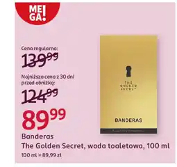 Rossmann Banderas The Golden Secret, woda toaletowa oferta