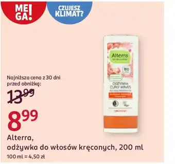 Rossmann Alterra, odżywka do włosów kręconych oferta