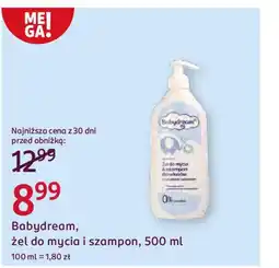 Rossmann Babydream żel do mycia i szampon oferta