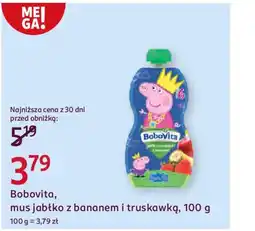 Rossmann Bobovita, mus jabłko z bananem i truskawką oferta