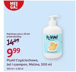 Rossmann Plum! Czyściochowo, żel i szampon, Malina oferta