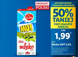 Lidl MU! Mleko UHT 3,2% oferta