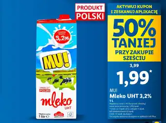 Lidl MU! Mleko UHT 3,2% oferta