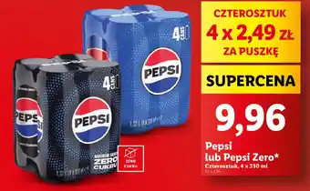 Lidl Pepsi lub Pepsi Zero oferta