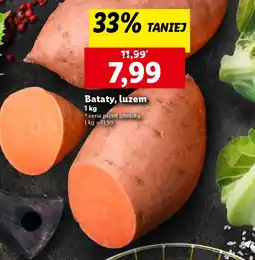 Lidl Bataty, luzem oferta