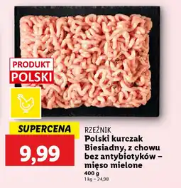 Lidl RZEŹNIK Polski kurczak Biesiadny mięso mielone oferta