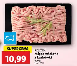 Lidl RZEŹNIK Mięso mielone z karkówki oferta