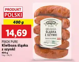 Lidl PIKOK PURE Kiełbasa śląska z szynki oferta