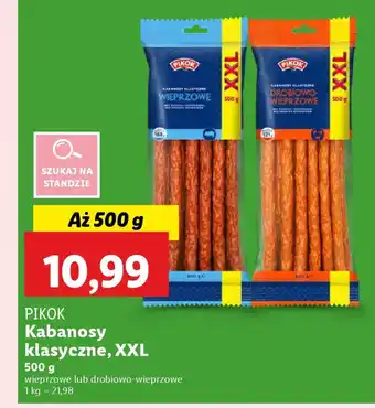 Lidl PIKOK Kabanosy klasyczne, XXL oferta