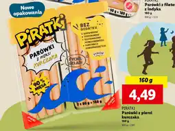 Lidl PIRATKI Parówki z filetem z indyka oferta