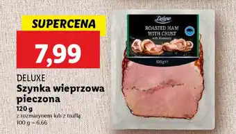 Lidl DELUXE Szynka wieprzowa pieczona oferta