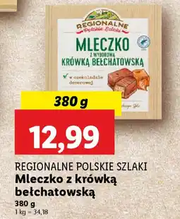 Lidl REGIONALNE POLSKIE SZLAKI Mleczko z krówką bełchatowską oferta