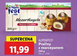 Lidl ALPENFEST Praliny z marcepanem oferta