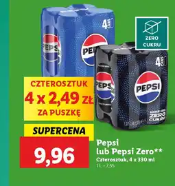 Lidl Pepsi lub Pepsi Zero oferta