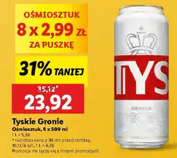 Lidl Tyskie Gronie oferta