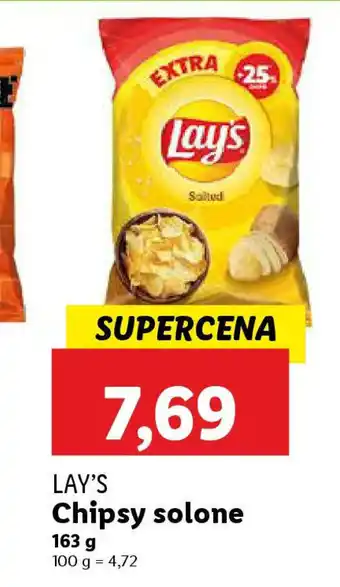 Lidl LAY'S Chipsy solone oferta