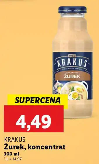 Lidl KRAKUS Żurek, koncentrat oferta