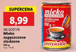 Lidl SM GOSTYŃ Mleko zagęszczone słodzone oferta