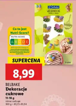 Lidl BELBAKE Dekoracje cukrowe oferta