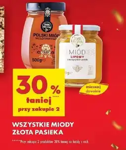Biedronka Wszystkie miody Złota Pasieka oferta
