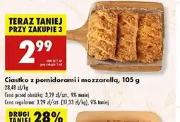 Biedronka Ciastko z pomidorami i mozzarellą oferta