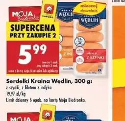 Biedronka Serdelki Kraina Wędlin oferta