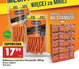 Biedronka Kabanosy exclusive Tarczyński oferta