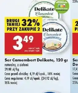 Biedronka Ser Camembert Delikate oferta