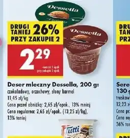 Biedronka Deser mleczny Dessella oferta