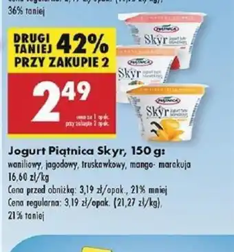 Biedronka Jogurt Piątnica Skyr oferta