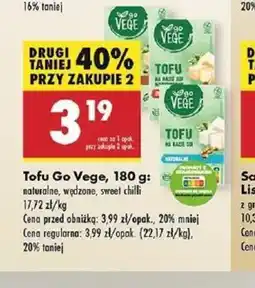 Biedronka Tofu Go Vege oferta