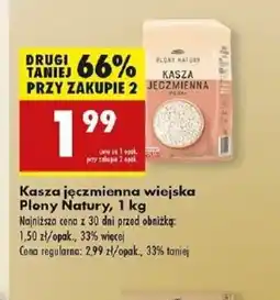 Biedronka Kasza jęczmienna wiejska Plony Natury oferta