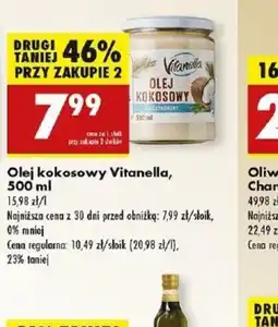 Biedronka Olej kokosowy Vitanella oferta