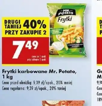 Biedronka Frytki karbowane Mr. Potato oferta