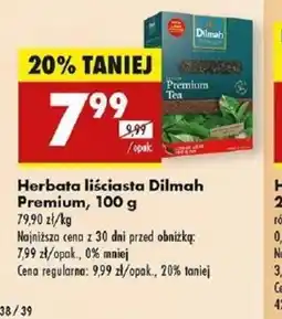 Biedronka Herbata liściasta Dilmah Premium oferta