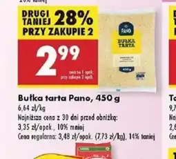 Biedronka Bułka tarta Pano oferta