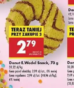 Biedronka Donut E. Wedel Snack oferta