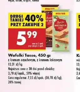 Biedronka Wafelki Tasso oferta