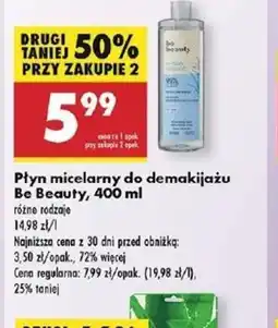 Biedronka Płyn micelarny do demakijażu Be Beauty oferta