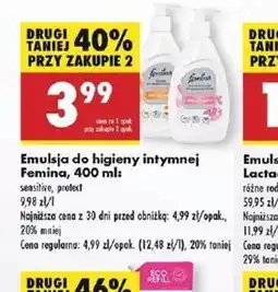 Biedronka Emulsja do higieny intymnej Femina oferta