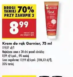 Biedronka Krem do rąk Garnier oferta