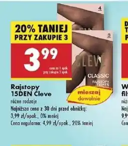 Biedronka Rajstopy 15DEN Cleve oferta